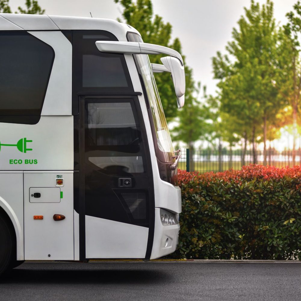 Electric,Bus.,Concept,Of,E-bus,With,Zero,Emission.
